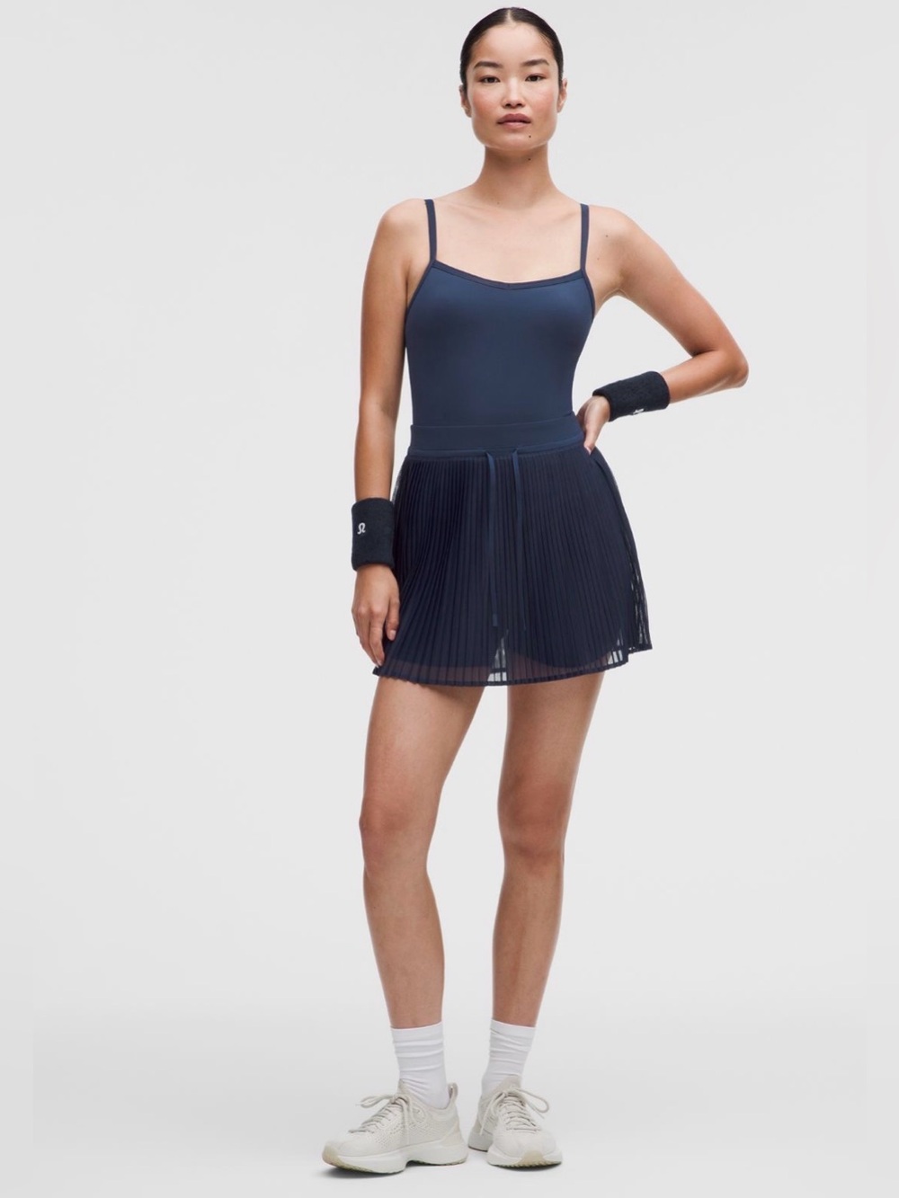 lululemon athletica Navy Pleated Tennis Skirt